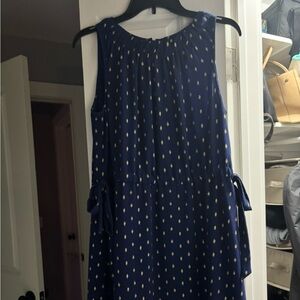 Juicy Couture Blue Sleeveless Crew Neck Sundress
